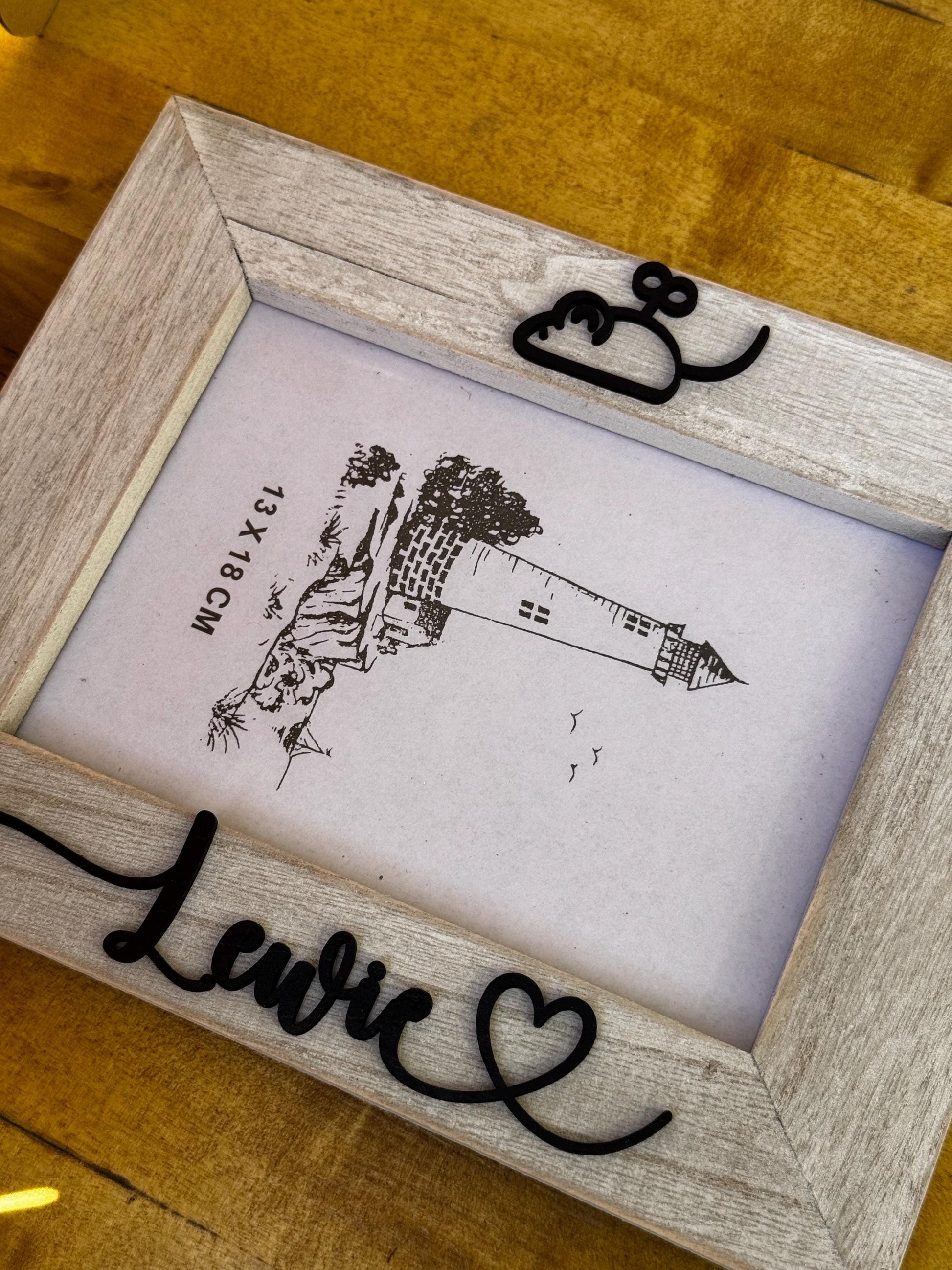 Custom Pet Memorial Frame Personalized Dog or Cat Photo with Name Sympathy Gift