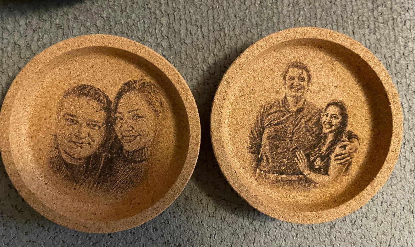 Custom Portrait Coasters: Personalized Gifts for Loved Ones with Portrait Perfect Holiday Gift Idea Christmas Holiday and More