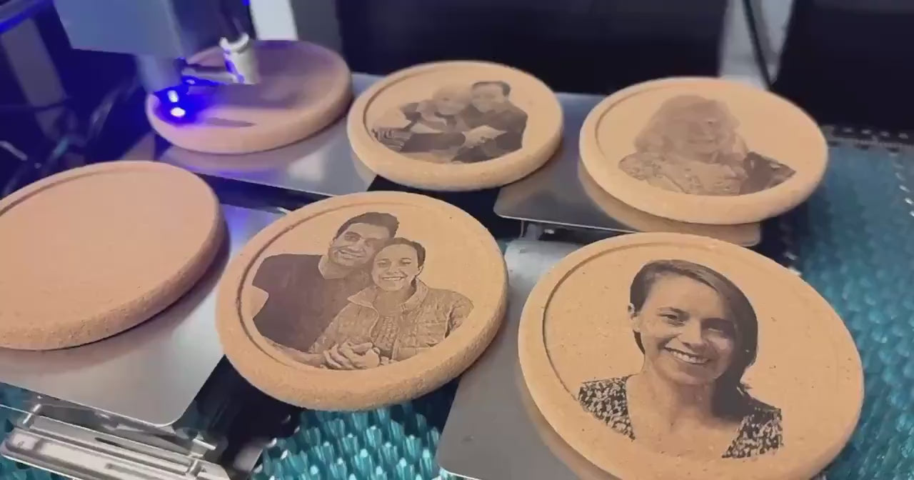 Custom Portrait Coasters: Personalized Gifts for Loved Ones with Portrait Perfect Holiday Gift Idea Christmas Holiday and More